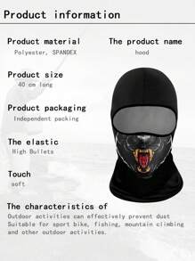 Summer Sun Protection Head Cover For Men & Women, Outdoor Motorcycle Riding Helmet Liner Hat, Fishing Funny Bikini Face Shield Mask - Multicolor - View 4