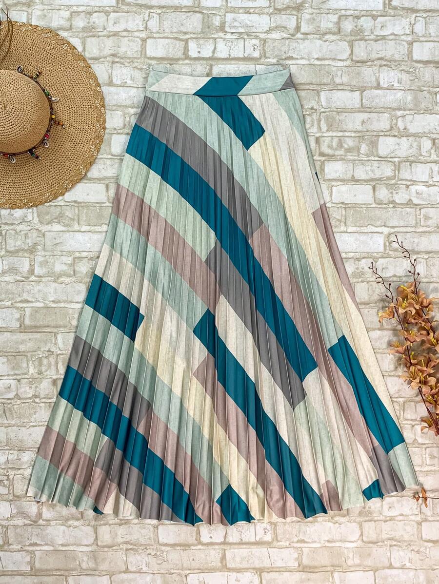 Women Skirts - Màu xanh lam - Xem 1