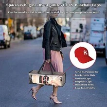 2入/4入組灰色收納袋,適用於帽子、寢具或床下收納,耐用手柄和大容量,可折疊收納衣服和帽子的便攜式收納組織器 - 灰色 - 查看 4