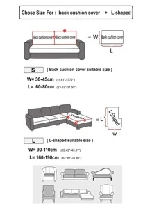 1pc Chenille Fabric Sofa Cushion Cover, Simple, Modern, Anti-Skid Seat Pad For All Seasons