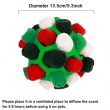 1pc Slow Feeding Snuffle Ball For Dogs, Pet Interactive Treat Dispensing Puzzle Toy, Iq Training And Slow Eating Feeder, Suitable For Small Dogs