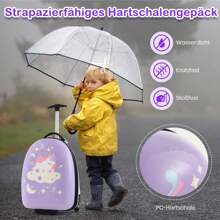 Children's Suitcase, Kids Trolley, Children's Luggage With Wheels, Travel Suitcase With Telescopic Handle, Hard-Shell Suitcase For Children, Children's Trolley Color Choice