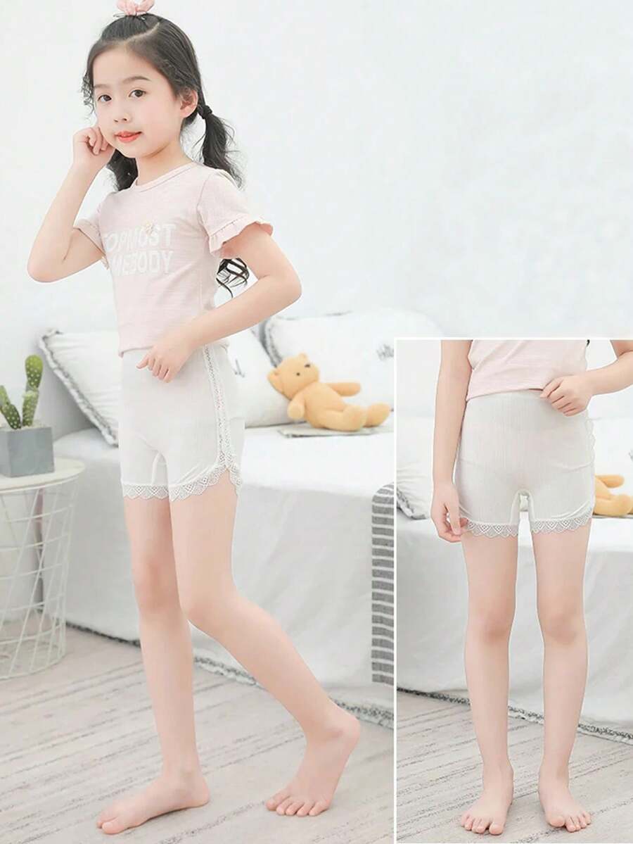 Summer Girls Lace Shorts Safety Pants Baby Girl Safety Pants Cute