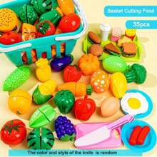 1set Plastic Kitchen Cutting Cooking Food Toy, Funny Kitchen Playing Toy For Kids - Multicolor - View 9