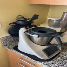 1個廚房儲物架,適用於tm5 Tm6 Vorwerk Thermomix附件之食品加工器配件 - 白色 - 查看 6