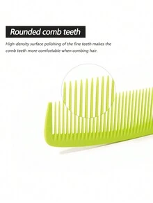 MASTERLEE 6 cái/bộ Nhựa Lược chải tóc , Lược răng rộng Với Kết cấu , Mỗi ngày Sử dụng Và Chuyên nghiệp Tiệm làm tóc - Nhiều màu - Xem 6