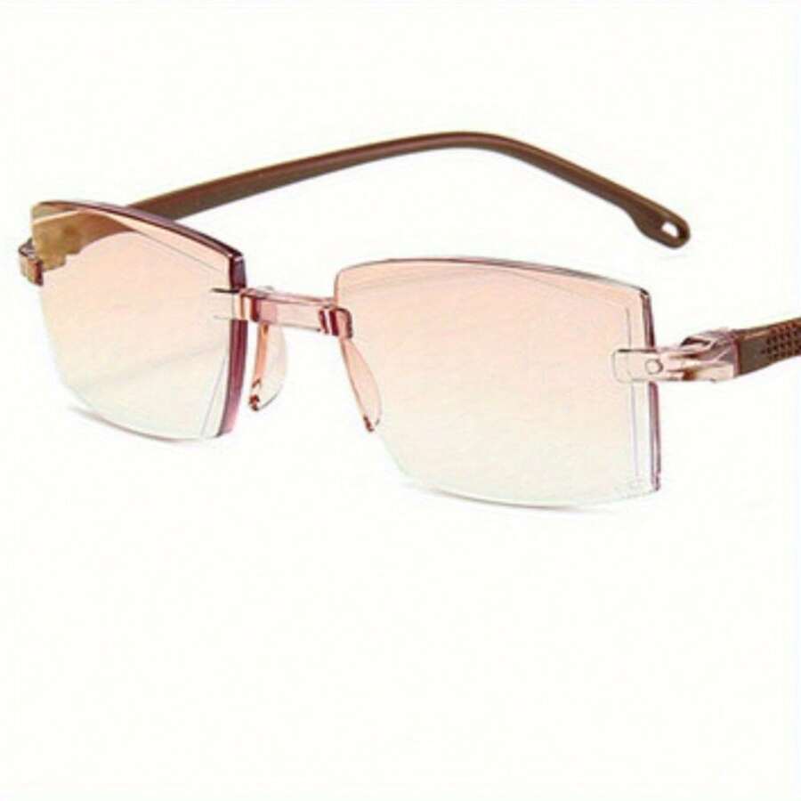 Bifocal Reading Glasses For Men And Women Rimless Distance And Near