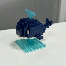 Diy Dolphin Building Block Ornament Gift Room Decoration