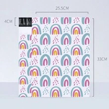 10PCS 25x33cm Colorful Poly Mailer Mix Pattern Clothing Bags Poly Mailer Self Seal Envelopes Gift Bag Courier Shipping Envelopes - 10PCS 10x13inch - View 4