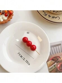 1個創意有趣的糖葫蘆髮夾,可愛又甜美,適用於瀏海側面 - 彩色 - 查看 15