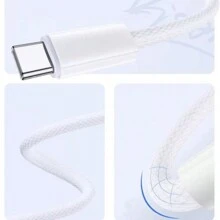 Cargador Turbo IPhone 15 Series 35W, Cubo Entrada Tipo C Cable C-C 1M Para IPhone 15 Series, Turbo Cargador IPhone - Blanco - Ver 5