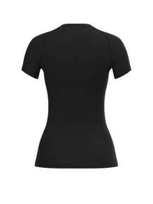 3 piezas/Conjunto Camiseta deportiva de manga corta de secado rápido para mujeres para fitness, correr, juventud, transpirable, adecuada para entrenamiento, ropa deportiva básica para fiestas