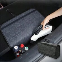 Organisateur De Sac De Voiture En Feutre Souple, Boîte De Rangement Pliante De Voiture, Organisateur De Coffre De Voiture Ignifuge Antidérapant Pour Civic Crv/focus Escape Et Autres Berlines/suv
