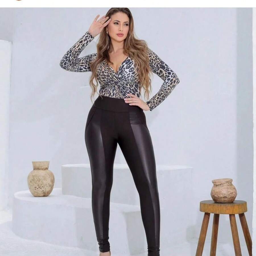 Women Pants - 黑色 - 查看 1