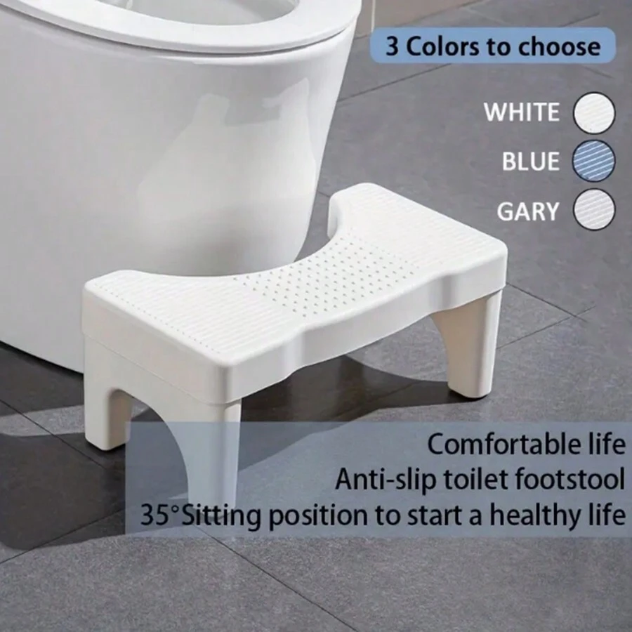 "Comfortable 7 Inch" Adult Anti-Slip Toilet Step Stool - Heavy Duty ...