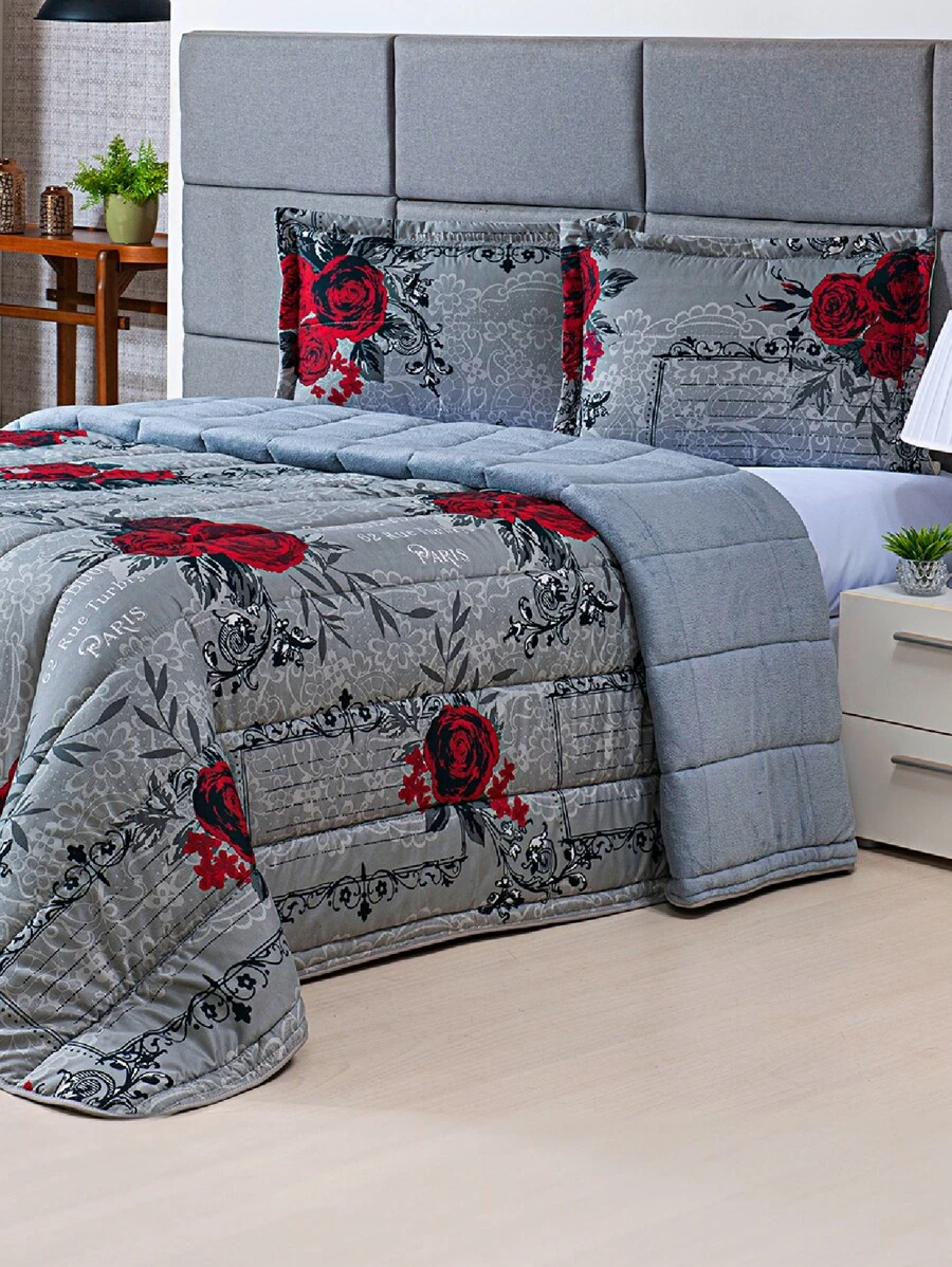 Comforters - Hoa hồng xám - Xem 1