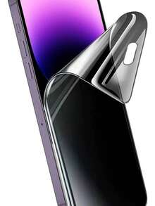 Mica Cerámica Mate 9d De Privacidad Para iPhone  Varios modelos - Negro - Ver 7