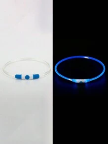 1 chiếc vòng cổ cho chó có đèn LED sạc USB, chống nước XP7, vòng cổ phát sáng cho thú cưng để đảm bảo an toàn ban đêm. - Nhiều màu - View 5