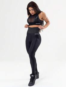 Women Sports Leggings - 黑色 - 查看 2