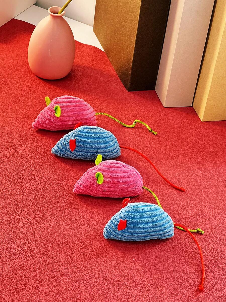 Búp bê mèo mô phỏng chuột búp bê tương tác sang trọng cho thú cưng chơi & giải trí & thư giãn - Nhiều màu - Xem 1