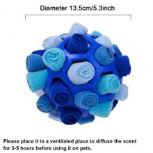 1pc Slow Feeding Snuffle Ball For Dogs, Pet Interactive Treat Dispensing Puzzle Toy, Iq Training And Slow Eating Feeder, Suitable For Small Dogs