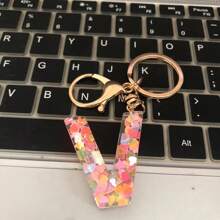 Móc khóa hình trái tim lấp lánh chữ cái đầu A-Z dễ thương dành cho cả nam và nữ, móc khóa chữ cái bằng acrylic cho ví, trang trí túi xách, quà lưu niệm ngày lễ tình nhân, phụ kiện ô tô, túi xách, đồ lưu niệm trường học, phong cách Goth, Y2k, ý tưởng quà tặng Giáng sinh, dây đeo túi có ngăn đựng thẻ, phụ kiện ô tô, móc khóa túi - Hồng - Xem 17