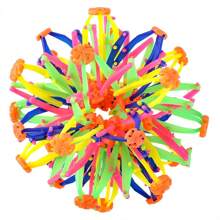 1pc Inflatable Breathing Ball Toy For Adults, Can Expand From 5.9 Inches To 11 Inches / 4.99 Cm To 27.94 Cm, Stress Relief Toy With Relaxation Accessory - Multicolor - View 7