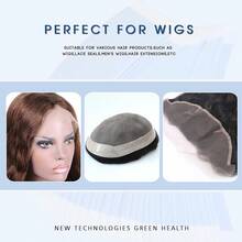 36 件裝假髮髮片膠帶雙面黏合假髮膠帶透明 C 形發條預切蕾絲假髮膠帶美容工具適用於假髮髮片和接髮 - 無色 - 查看 4