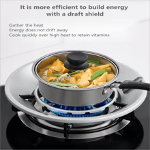 C-Shaped Pan Rack For Oil Splash, Milk Pot And Flat Pan - Silver - View 4