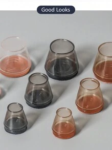 Felt Tpr Table And Chair Leg Covers, Silent Chair And Stool Foot Pads, Chair Leg Protectors, Anti-Noise Anti-Wear Desk And Chair Leg Pads, Stool Foot Covers