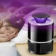 Lámpara Portátil Mata Mosquitos Mosquitero Eléctrico Luz Uv Con USB Choque eléctrico para matar mosquitos, se puede utilizar en el hogar o el jardín de la granja. - Negro - Ver 4