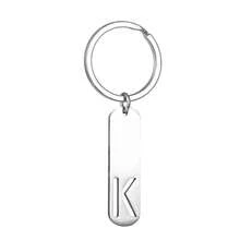 1 Miếng Không giới tính Thiết kế mới Thép không gỉ 26 Dài Vật rủ xuống Móc chìa khóa Với Xu hướng: Cắt giảm Chữ cái Đối với Học sinh Ba lô Đồ trang trí - Bạc - Xem 38