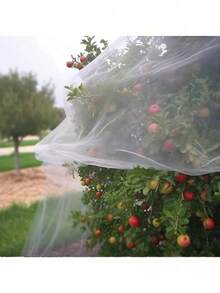 Garden Netting, Fine Mesh Net For Plant Protection, Vegetable Row Cover, Blueberry Bush & Fruit Tree & Flower Garden Screen Barrier Net - White - View 6