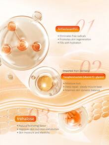 視黃酮精華液2毫升*10 緊繃、平滑、抗衰老、保濕、提亮膚色，適用於節慶慶典 - 橘色 - 查看 7