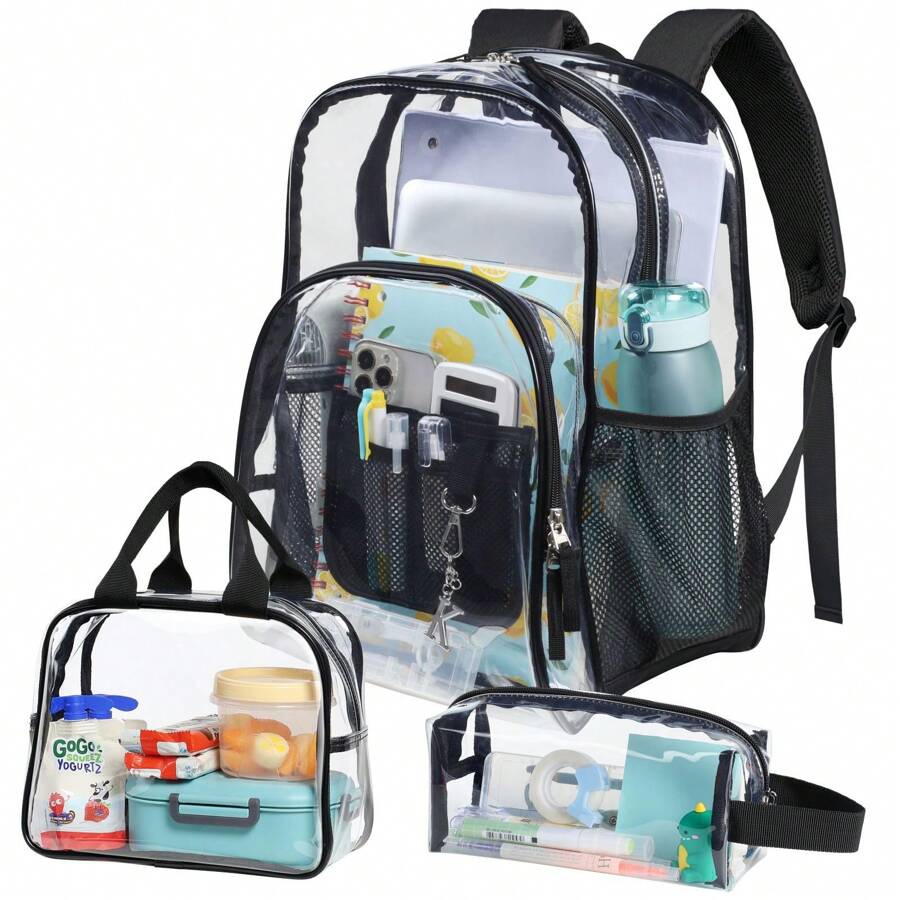 Large Clear Backpacks For School