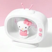 Miniso 三丽鸥 Hello Kitty 电视机造型桌面摆件，家居装饰品，生日礼物，型号：IM-7017（1 件装） - 白色 - 查看 3