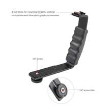 U-Shaped Portable Handheld Photography Camera Holder Video Handle DV Bracket C-Shaped Steadicam Stabilizer Kit For SLR DV - U - View 5