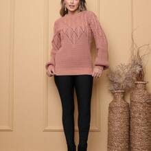 Women Sweater Vests - Màu be - Xem 2