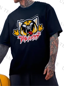 Men T-Shirts - 黑色 - 查看 1