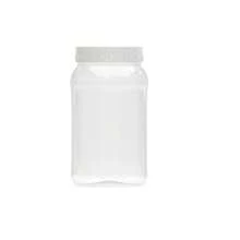Envase Plástico Cilindro Frasco Frasco Con Tapa 500ml 15pz - transparente - Ver 2