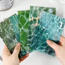10入組水紋紋理質感紙張,適用於剪貼簿,日記寫作和裝飾,寵物用材料 - B - 查看 2