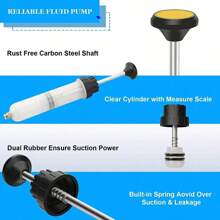 200 CC Fluid Extractor Automotive Oil Extractor Car Oil Pump Extractor,  Fluid Transfer Pump Auto Oil Change Pump Brake Fluid Extractor, Oil Vacuum Pump Extractor Oil Syringe Suction Pump Automotive Vacuum Pump Hand Tools-1pc - Clear - View 3
