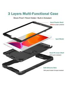 Apple Black Transformer Robot Protective Case Compatible With IPad (With Pen Slot For Some Models) Compatible With IPad 9th Gen/IPad 10th Generation - Black - View 6