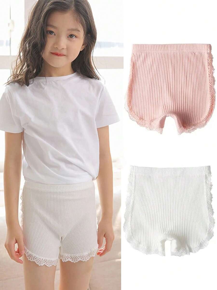 Summer Girls Lace Shorts Safety Pants Baby Girl Safety Pants Cute