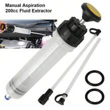 200 CC Fluid Extractor Automotive Oil Extractor Car Oil Pump Extractor,  Fluid Transfer Pump Auto Oil Change Pump Brake Fluid Extractor, Oil Vacuum Pump Extractor Oil Syringe Suction Pump Automotive Vacuum Pump Hand Tools-1pc - Clear - View 9