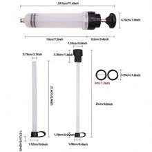 200 CC Fluid Extractor Automotive Oil Extractor Car Oil Pump Extractor,  Fluid Transfer Pump Auto Oil Change Pump Brake Fluid Extractor, Oil Vacuum Pump Extractor Oil Syringe Suction Pump Automotive Vacuum Pump Hand Tools-1pc - Clear - View 8