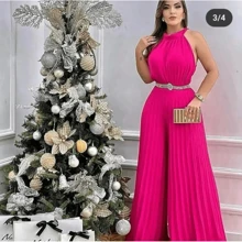 Women Jumpsuits - Màu hồng gỉ - Xem 1