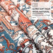 Famibay Carpet Runners For Hallway Non-Slip Distressed Area Rug Washable Floor Entryway Carpet For Hallways Laundry Room Kitchen Bathroom - Multicolor - View 3