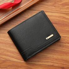 Men's Pu Leather Wallet, Large Capacity Multi-Card Slots, Business Casual Style, Ideal Gift For Men's Birthday Or Partner Large Capacity Multi-Card Slots, Business Casual Style, Birthday Gift, Graduation Gift, Father's Day Gift