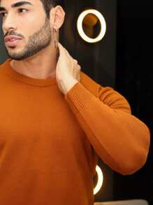 TRICOT DE LUXO Men Sweaters - 亮橙色 - 查看 4